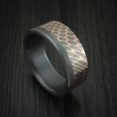 Tantalum and Superconductor Men's Ring Custom Made Band