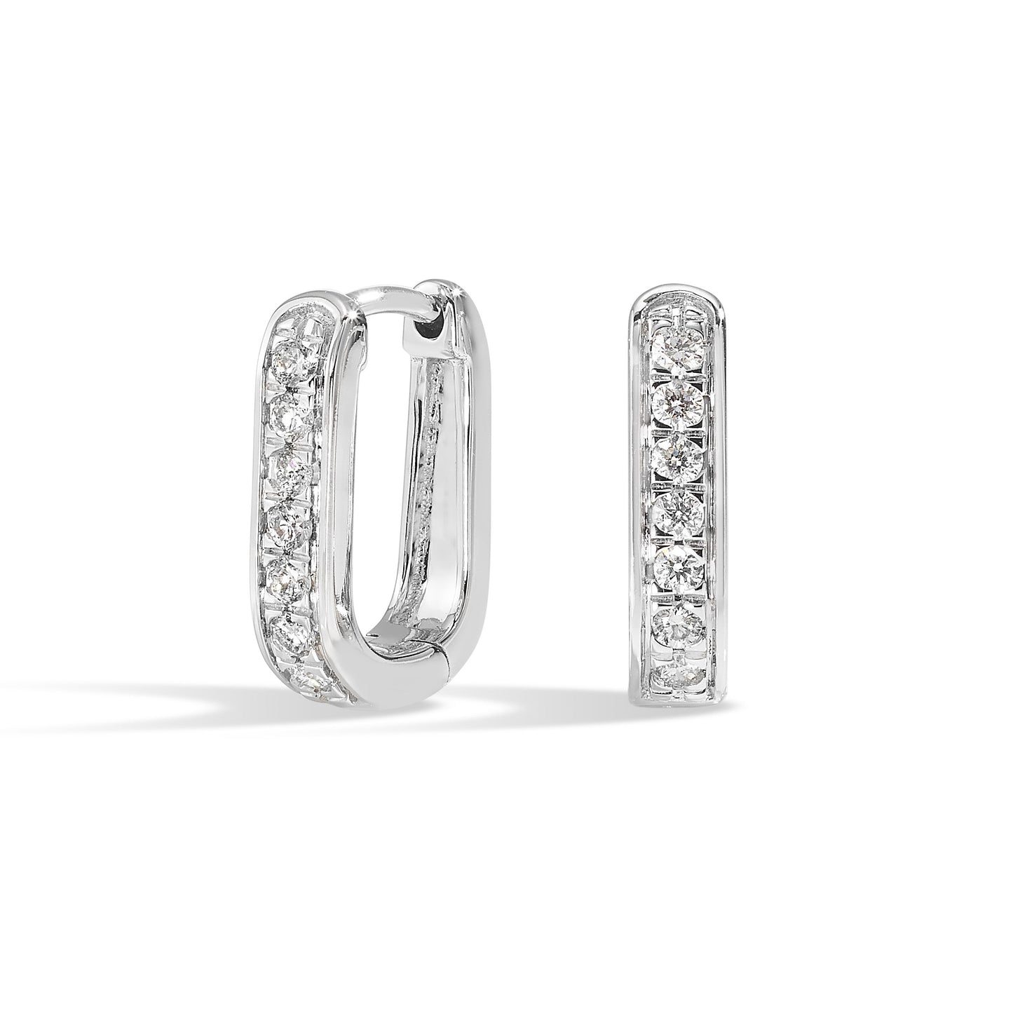 14Kt White Gold Diamond 1/4Ctw Earring