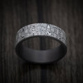 Tamascus Tantalum Men's Ring Basketweave Pattern Custom Made Band