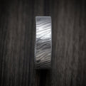 Tamascus Tantalum Men's Ring Tiger Stripe Pattern Custom Made Band
