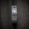 Tamascus Tantalum Men's Ring Star Pattern Custom Made Band