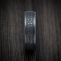 Darkened Tantalum Men's Ring with Celtic Love Knot Design
