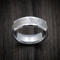 Tantalum and Gibeon Meteorite Men's Ring Custom Made Band