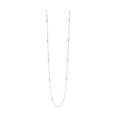 14Kt White Gold Diamond 1/2Ctw Necklace