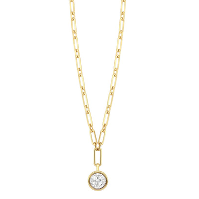 14Kt Yellow Gold Diamond 1/3Ctw Necklace