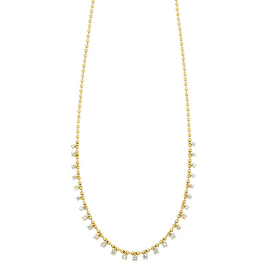 14Kt Yellow Gold Diamond 1 3/4Ctw Necklace