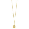 14Kt Yellow Gold Diamond 1/7Ctw Necklace