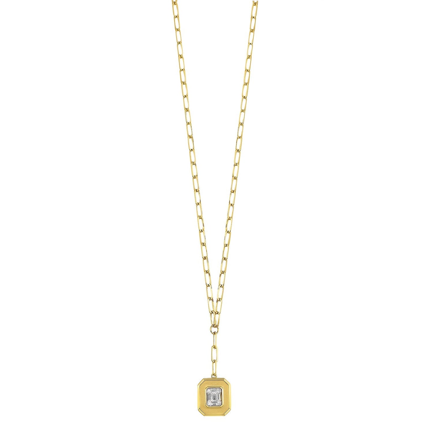 14Kt Yellow Gold Diamond 1/7Ctw Necklace