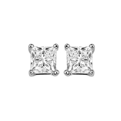 14Kt White Gold Diamond 1 1/5Ctw Earring