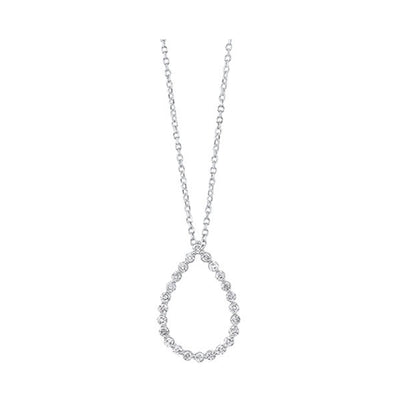 14Kt White Gold Diamond 1/4Ctw Pendant