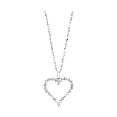 14Kt White Gold Diamond 1/4Ctw Pendant