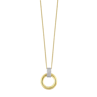 14Kt Yellow Gold Diamond 1/12Ctw Pendant