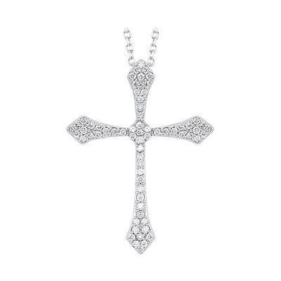 14Kt White Gold Diamond 1/7Ctw Pendant