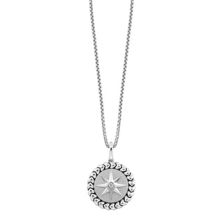 Silver Diamond 1/50Ctw Pendant