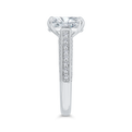 Euro Shank Diamond Engagement Ring Euro Shank in 18K White Gold (Semi-Mount)