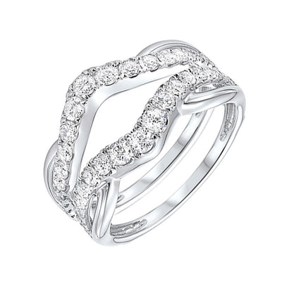 14Kt White Gold Diamond 1/2Ctw Ring