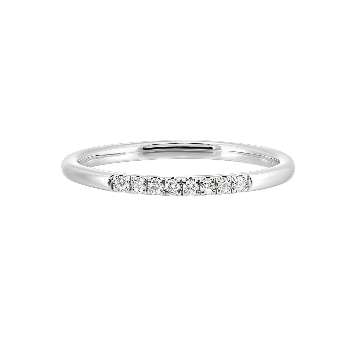 14Kt White Gold Diamond 1/12Ctw Ring