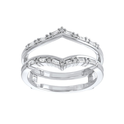 14Kt White Gold Diamond 1/4Ctw Ring