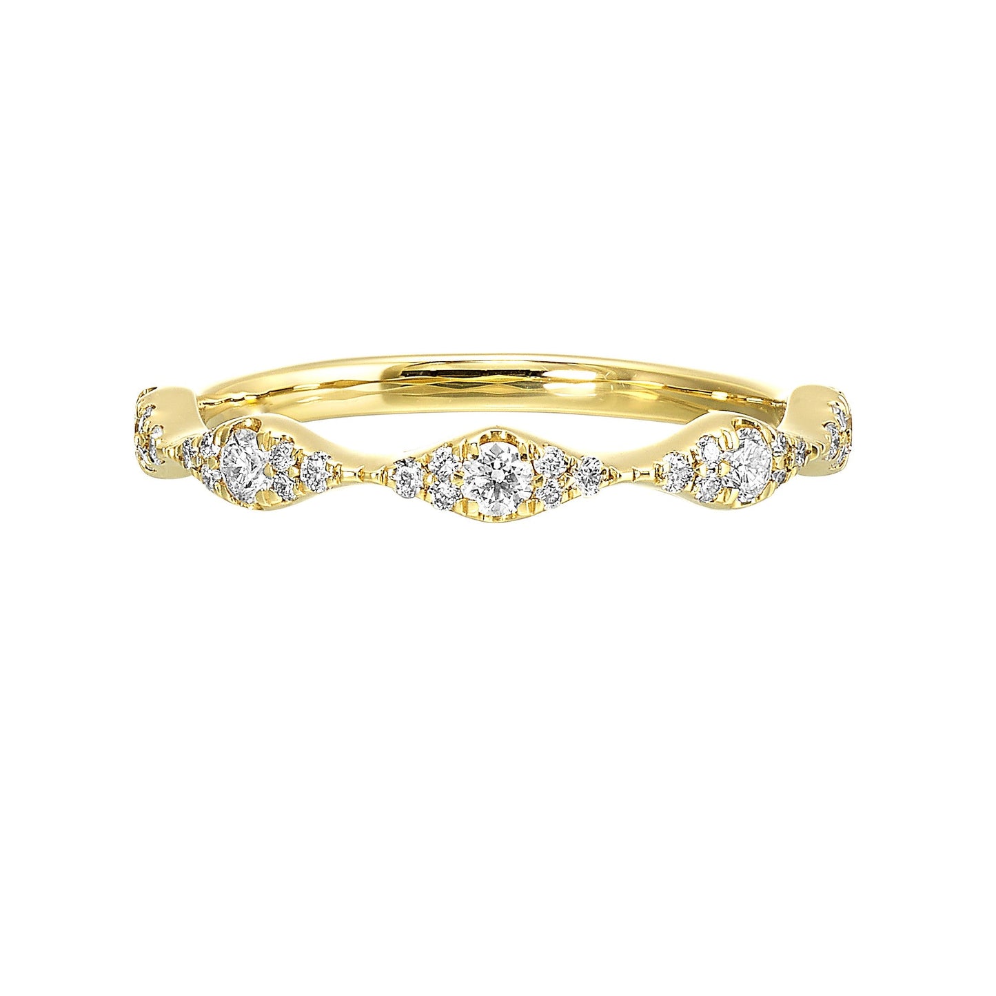14Kt Yellow Gold Diamond 1/3Ctw Ring