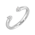 14Kt White Gold Diamond 1/10Ctw Ring