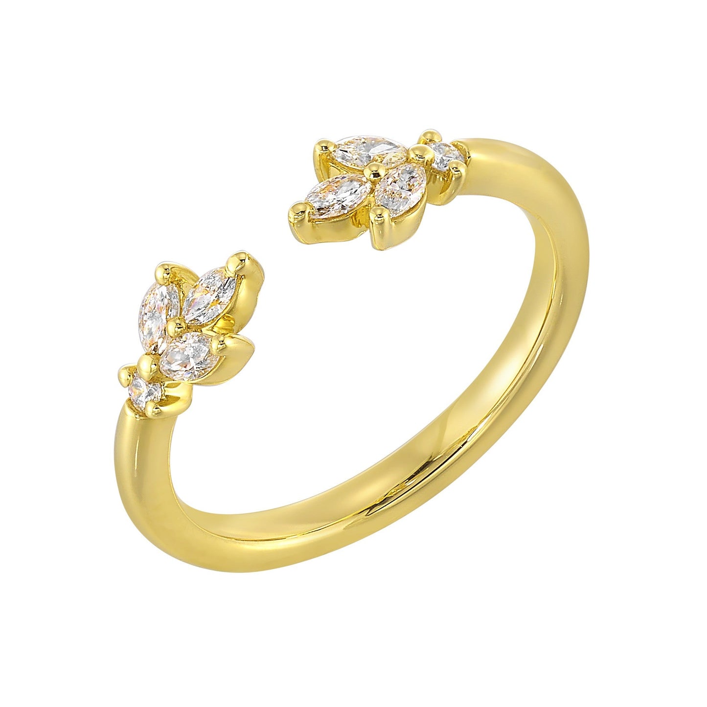14Kt Yellow Gold Diamond 1/4Ctw Ring