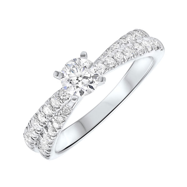 14Kt White Gold Diamond 1Ctw Ring