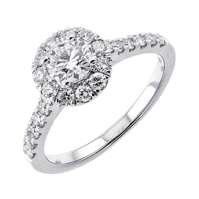 14Kt White Gold Diamond 1Ctw Ring