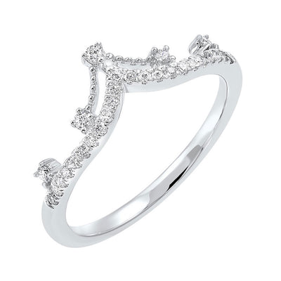 10Kt White Gold Diamond 1/5Ctw Ring