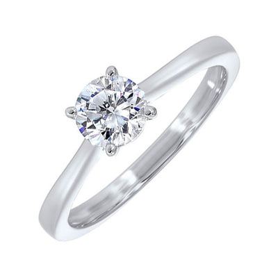 14Kt White Gold Diamond 3/4Ctw Ring