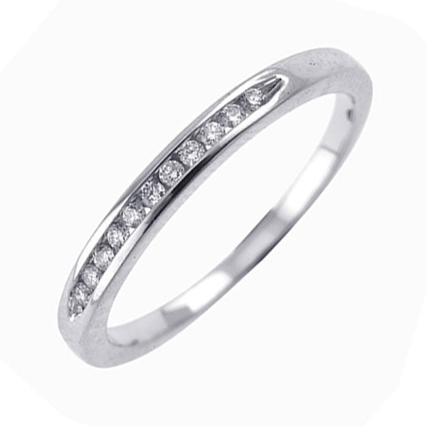14Kt White Gold Diamond 1/10Ctw Ring