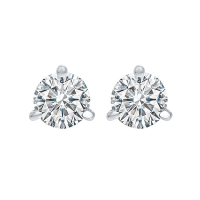 18Kt White Gold Diamond 1 1/2Ctw Earring