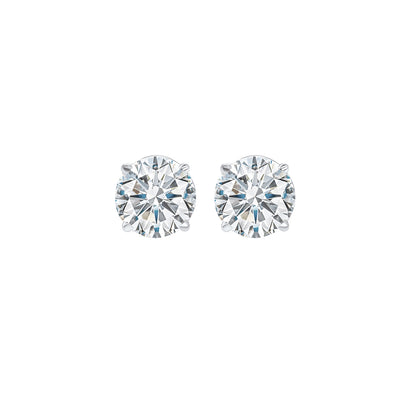 14Kt White Gold Diamond 1/2Ctw Earring