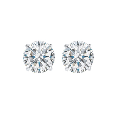 14Kt White Gold Diamond 1Ctw Earring