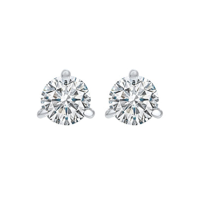 14Kt White Gold Diamond 1Ctw Earring
