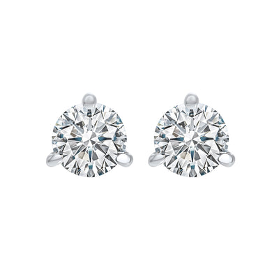 14Kt White Gold Diamond 1 1/4Ctw Earring