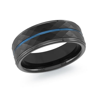 Malo Bands Tu Black Wedding Band 8 mm