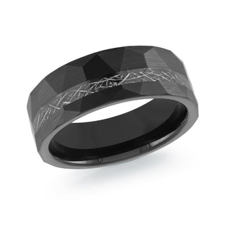 Malo Bands Tu Black Wedding Band 8 mm