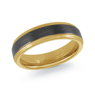 Malo Bands Tu Yellow Wedding Band 6 mm