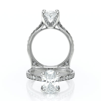 Verragio Halo Oval Engagement Ring