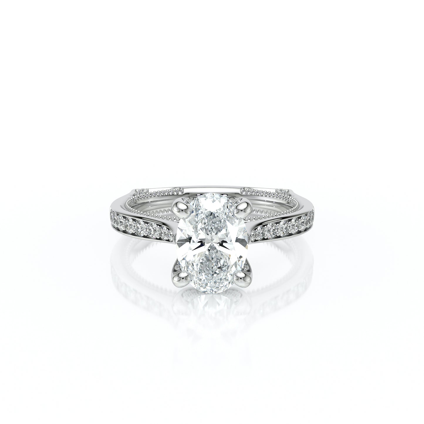Verragio Halo Oval Engagement Ring