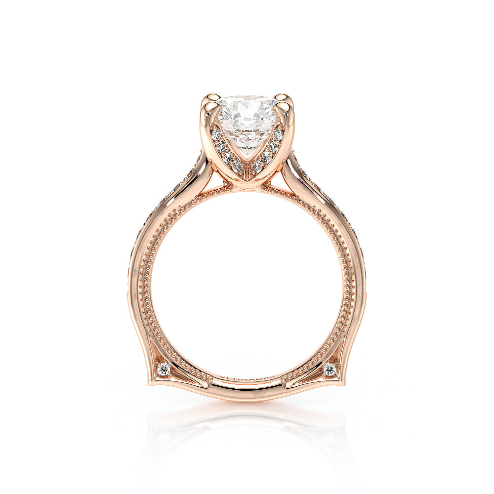 Verragio Halo Round Engagement Ring