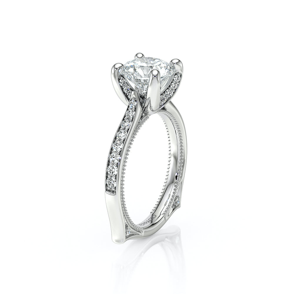 Verragio Halo Round Engagement Ring