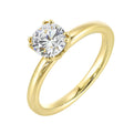 14Kt Yellow Semi Mount For 2Ct Round Center