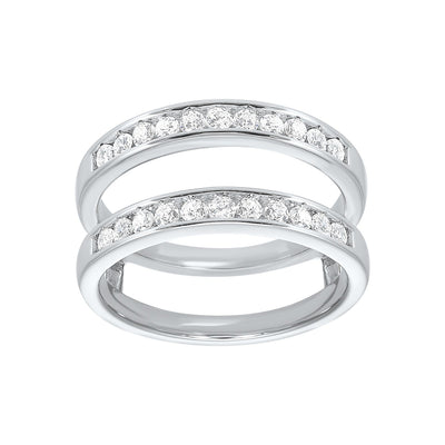 14Kt White Gold Diamond 3/8Ctw Ring