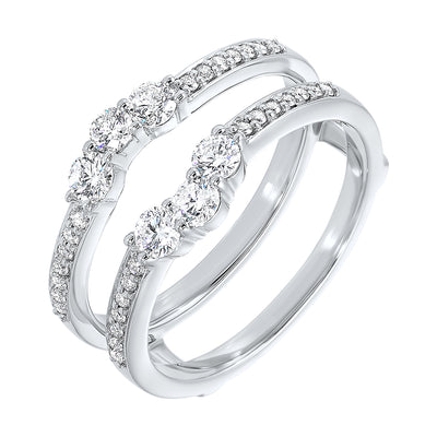 14Kt White Gold Diamond 5/8Ctw Ring