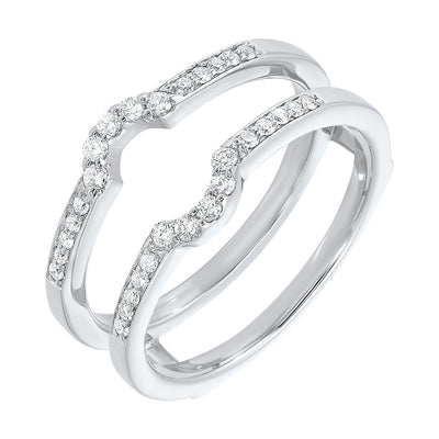 14Kt White Gold Diamond 1/4Ctw Ring
