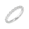 14Kt White Gold Diamond 1/10Ctw Ring