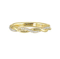14Kt Yellow Gold Diamond 1/10Ctw Ring