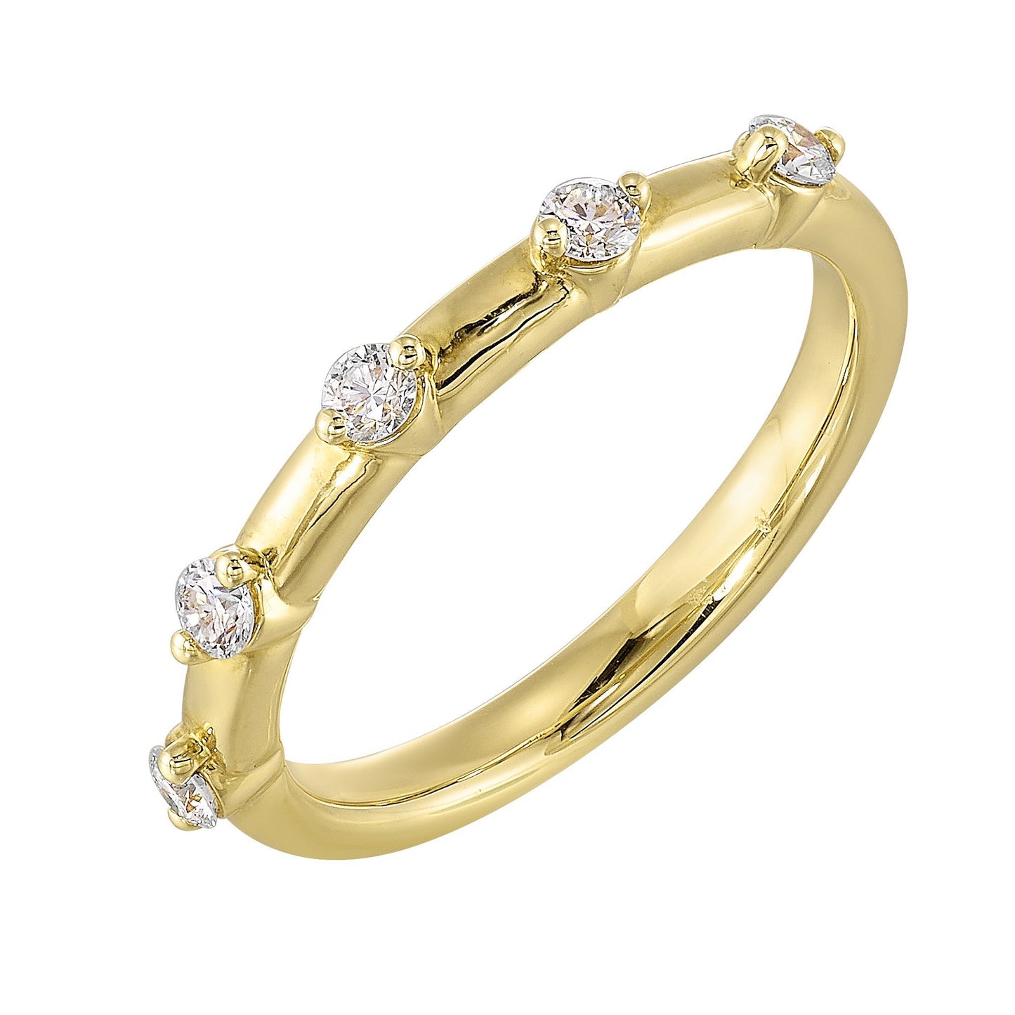 14Kt Yellow Gold Diamond 1/4Ctw Ring