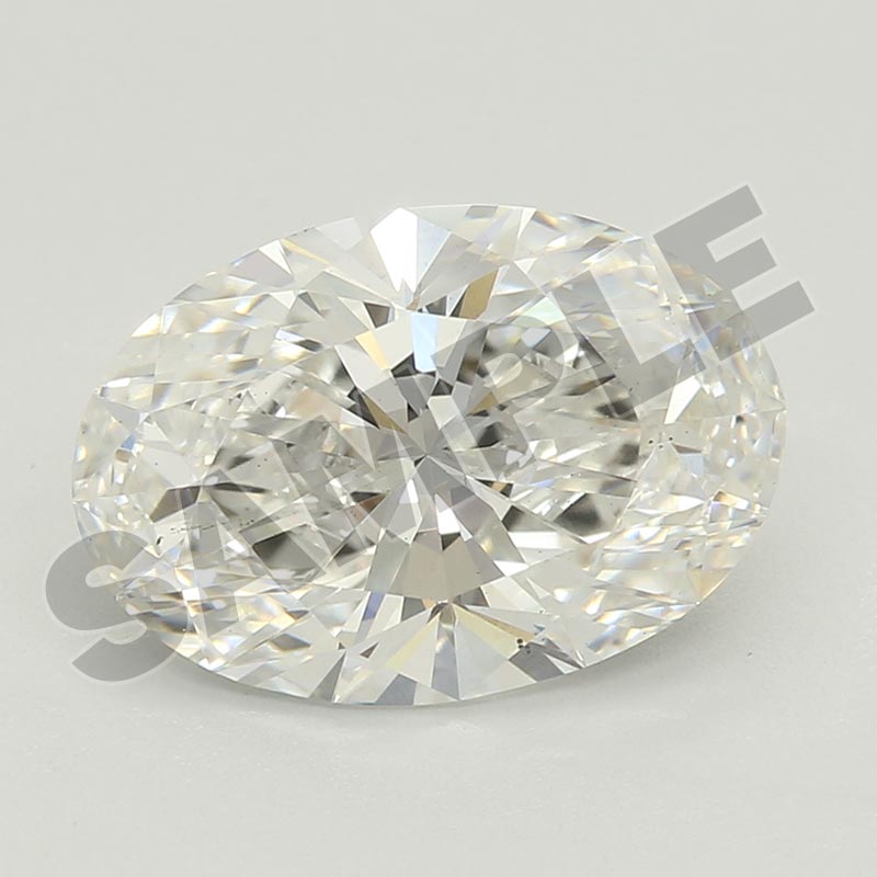 2.94 Carat Oval IGI Labgrown Diamond, With Certificate ID LG623476416